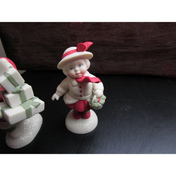 Dept 56 Holly Lane Christmas figurines Dept 56 x 2 original packaging - Picture 6 of 12